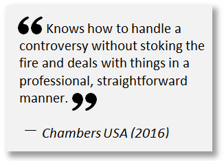 Chambers USA 2016 Quote